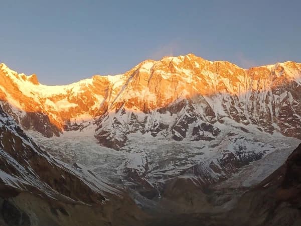 Annapurna I Sunrise From South Base Camp
