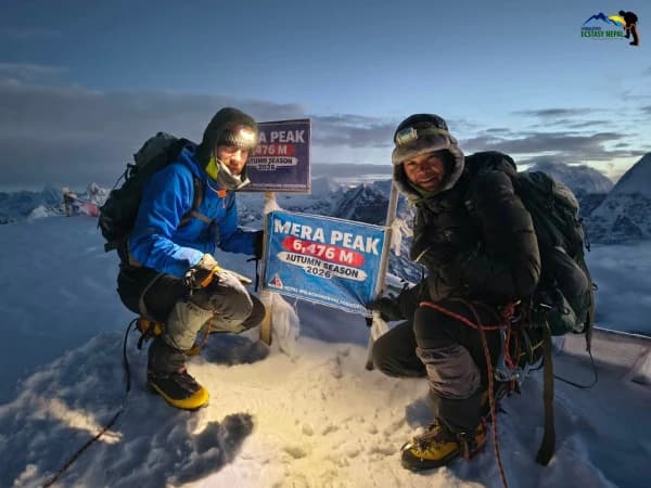 Mera Peak Clmbing Before Sunrise World Record