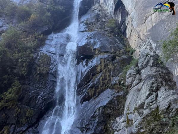 Waterall In Bhutan